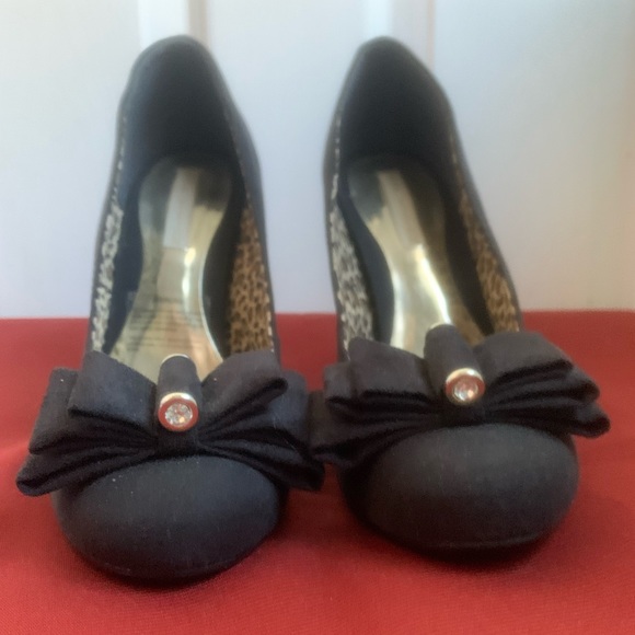 Top Vision Black Suede High Heels - Picture 4 of 7